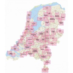 Netherlands Schouwen Duiveland ANWB Hiking Map 1:33K inc tourist info