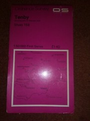 1974 OS Ordnance Survey Landranger Map Sheet 158 Tenby