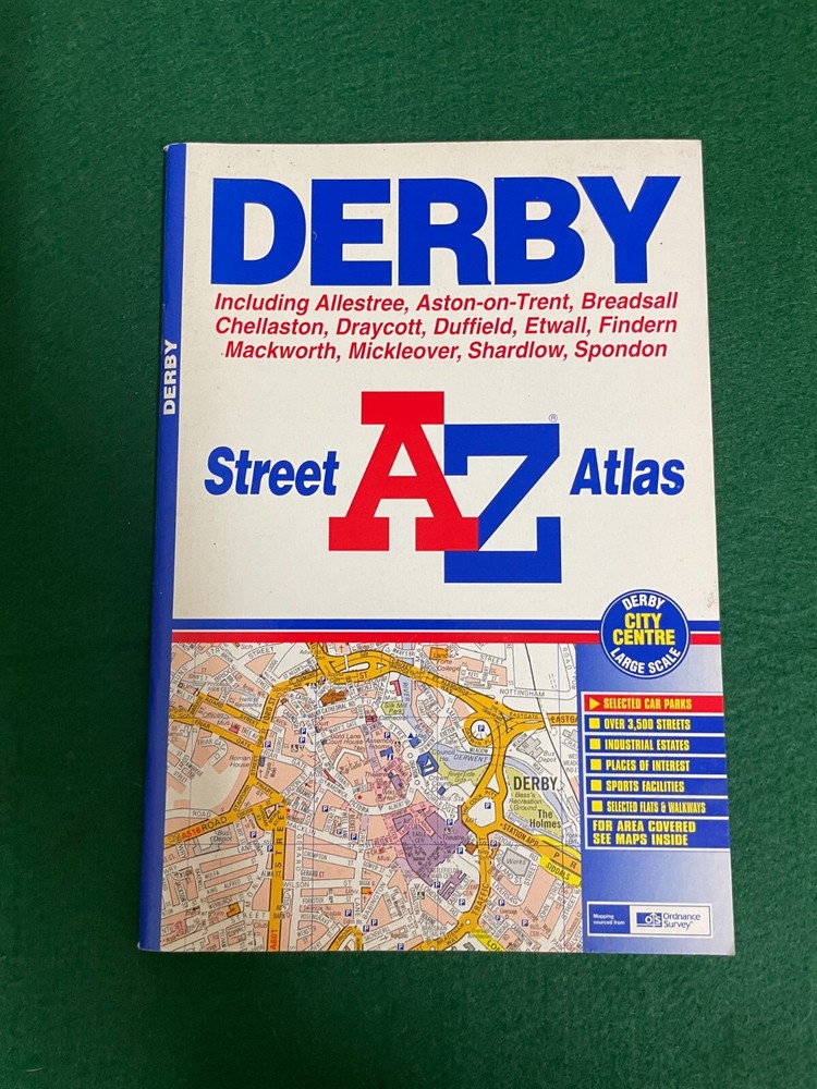DERBY A TO Z STREET ATLAS