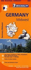 Germany Midwest – Michelin Regional Map 543: Map (Michelin Region… by Michelin