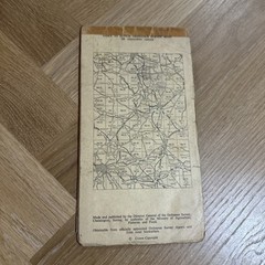ALSTONEFIELD Ordnance Survey Sheet SK15 1:25,000 1950 National Grid Tissington