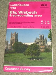 OS Ordnance Survey Landranger Map Sheet 143 Ely, Wisbech & surrounds area – 1984