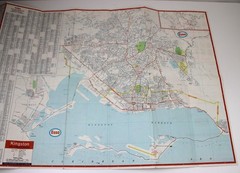 ESSO Standard Oil Road Map JAMAICA 1972 Kingston Colour Touring Street Guide