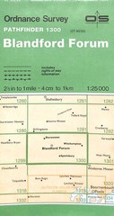 Blandford Forum (Sheet 1300 (ST80 / 90)) (Pathfinder maps) by Ordnance Survey