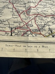 Vintage The Graded Road Maps Of Scotland – Aberdeen And Deeside