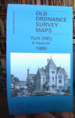 MAP OF York (NE) & Heworth 1889 (Coloured Edition) Yorkshire Sheet 174.07 NEW