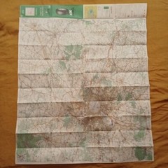 Michelin Foldable Map 96 – Environs De Paris France
