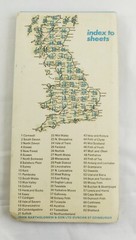 Map Bartholomew X4 Half Inch Map Series Teesdale / Kent / West Riding /York moor