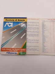 Carta stradale vintage Provincia di Brescia ACI – Scala 1:150.000