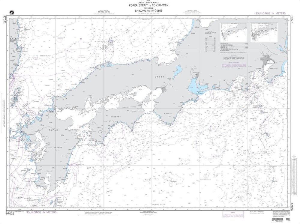 Honshu: Korea Strait to Tokyo-Wan | NGA Chart 97021