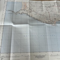 RHOSSILI Port-Eynon – ORDNANCE SURVEY First Series 1:25,000 1948 SS48