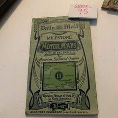 Daily Mail Milestone Motor Maps,for Motorists, Cyclists,Golfers, No 11 -1930’s