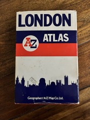 Vintage 1970s Geographers’ London Atlas 7th Edition A-Z Map Company Limited