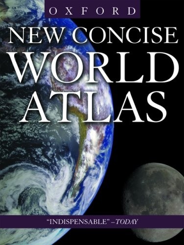 OXFORD NEW CONCISE WORLD ATLAS By Oxford University Press S – Hardcover **Mint**