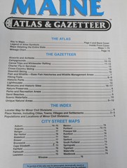 2007 Maine DeLorme Atlas and Gazetteer 11″ x 15.5″ Topo Maps Road Guide