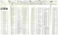 LINCOLN street plans with index – by Barnett’s circa 1963