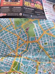 Vintage Folded Sheet Map – Aqualand Water Park – Mallorca – Spain 2017