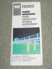 France: IGN Sheet 901 Main Routes Map 1:1,000,000 – 1990-2011