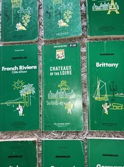 Tourist Guides Of Europe X15 Vintage Michelin Mainly France with Maps Travel