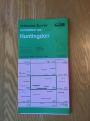 1993 Ordnance Survey Pathfinder Map 960 TL 27/37 Huntingdon (incl Somersham )