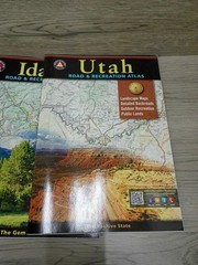 Lot of 5 Road and Recreation Atlas Western US: CA NV UT ID CO
