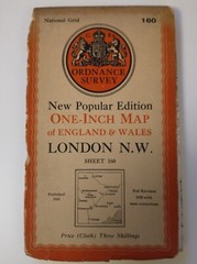 OS 1 inch Popular Edition / Sheet 160 London North West, 1945