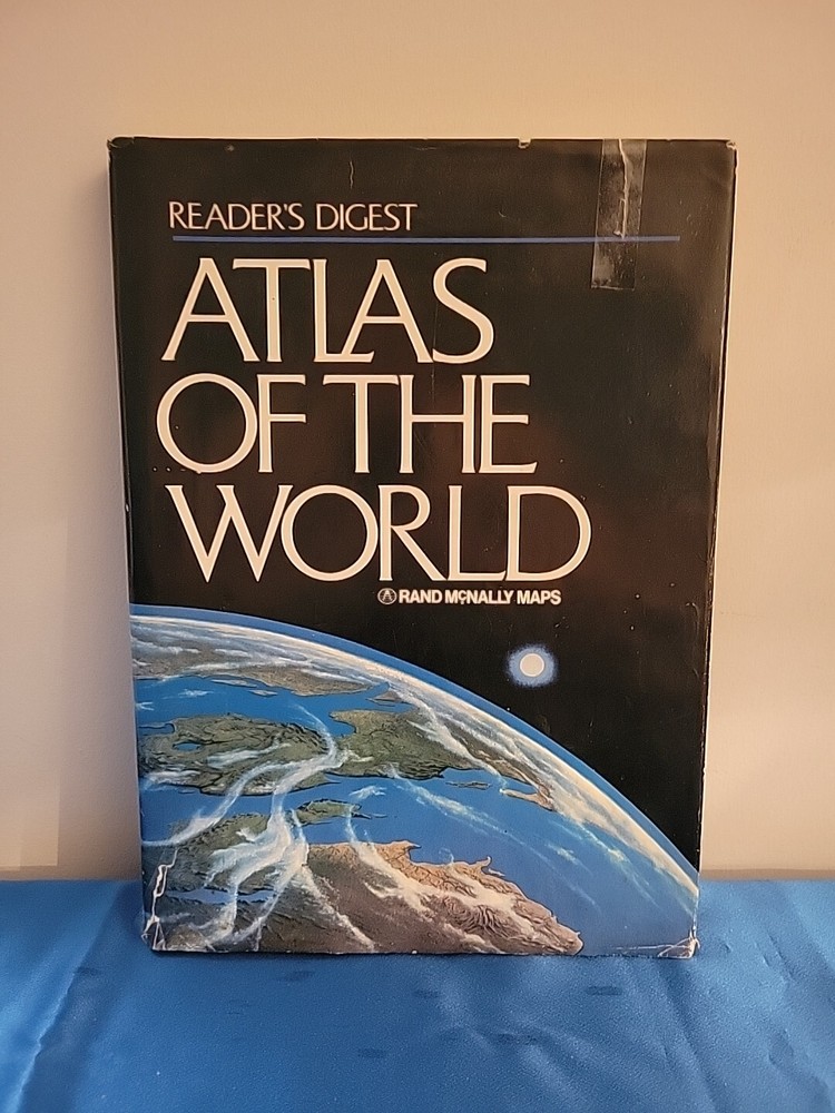 Reader’s Digest atlas of the world – Hardcover – GOOD Shape