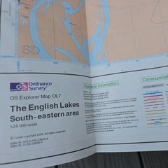 The English Lakes: South Eastern Area Explorer Map | Ordnance Survey | 1:25,000