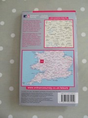 OS LANDRANGER MAP 136 NEWTOWN & LLANIDLOES ORDNANCE SURVEY