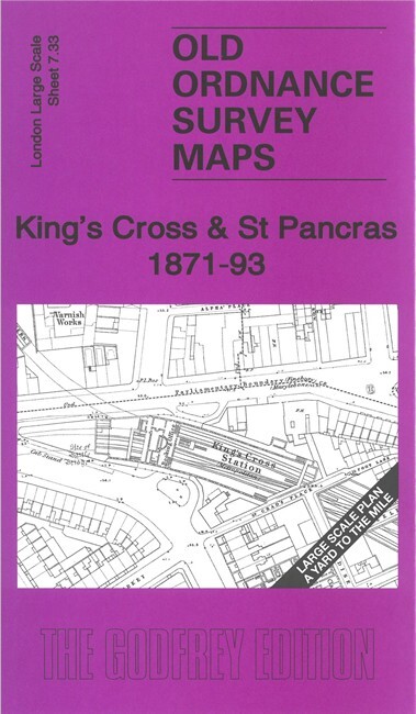 King’s Cross & St Pancras 1871-93 London Large Scale Sheet 7.33