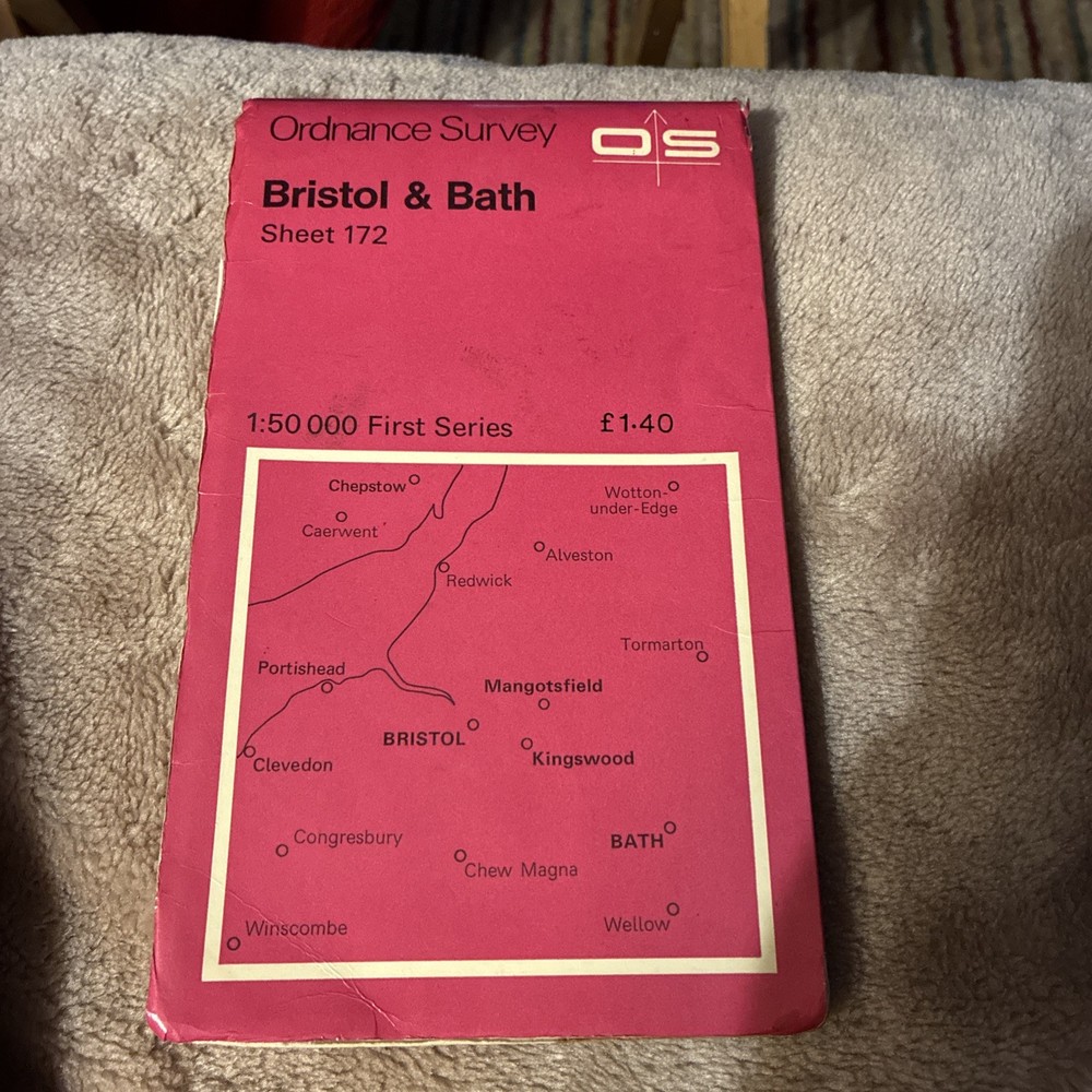 OS, Ordnance Survey Landranger map- no: 172, Bristol & Bath