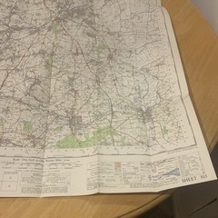 Ordnance Survey One Inch Map Sheet 103 Doncaster 1968 OS Vintage Map