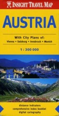 Austria Insight Travel Maps Sheet map, folded Book The Fast Free Shipping