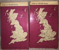 1974 Wales Dollgelau Cardigan Ordnance Survey 1:50,000 Maps Sheets 124 & 145