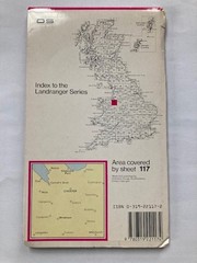 OS Ordnance Survey Landranger Map 117 Chester, Wrexham & surrounding area 1990