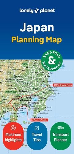 Lonely Planet Lonely Planet Japan Planning Map (Map) Map