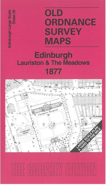 Edinburgh Lauriston & The Meadows 1877 Edinburgh Large Scale 39 by Alan Godfrey