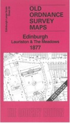 Edinburgh Lauriston & The Meadows 1877 Edinburgh Large Scale 39 by Alan Godfrey