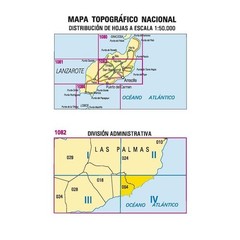 Spain map 1082-IV: Arrecife (Lanzarote) walking tourist 2014 ed *50% OFF*
