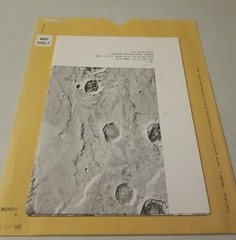 USGS NASA Photomosaic Map of part of the Mangala Valles Region of Mars w/Sleeve