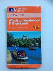 Ordnance Survey Explorer Map 160 Windsor, Weybridge & Bracknell 1:25 000