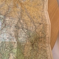 Ordnance Survey Map The Lake District One Inch Cloth 1948
