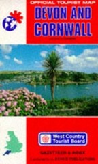 Devon and Cornwall (Official Tourist Map S.) Sheet map, folded Book The Fast