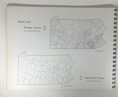 Vintage 1975 Pennsylvania Atlas: A Thematic Atlas of the Keystone State, Spiral