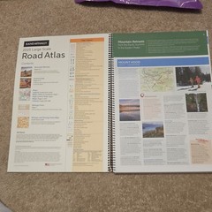 Rand McNally 2025 Large Scale Road Atlas Spiral Bound US Canada Mexico