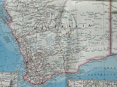 Vintage NATIONAL GEOGRAPHIC 1963 AUSTRALIA MAP 25” X 38” Excellent ++ Condition