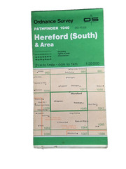 OS Ordnance Survey, Pathfinder Map, Sheet 1040 Hereford ( South ) & Area
