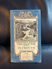 Ordnance Survey One Inch Fifth Edition Map 144 Plymouth, 1934