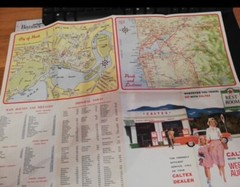 Vintage 1950s Caltex Road Map of Western Australia – Excellent condition