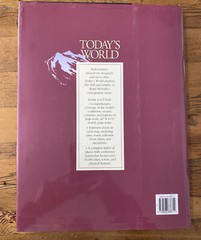 1996 Revised Today’s World Atlas From Cartographers of Rand McNally Hardcover